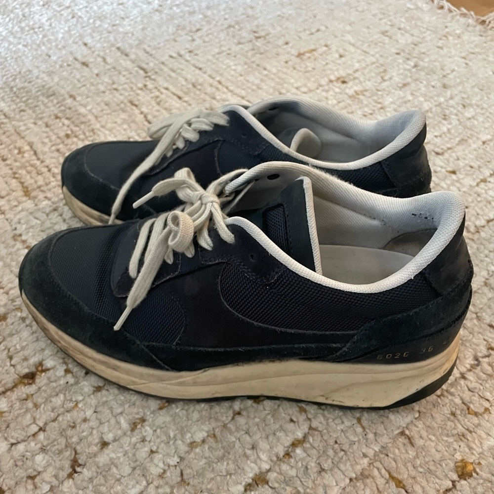 Common Projects Track Sneakers (Navy, size 36)